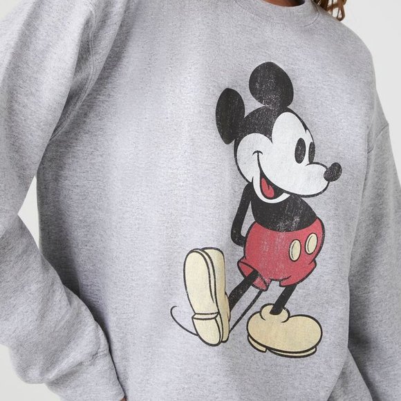 Forever 21 x Disney Mickey Mouse Graphic Pullover Medium - Picture 4 of 8